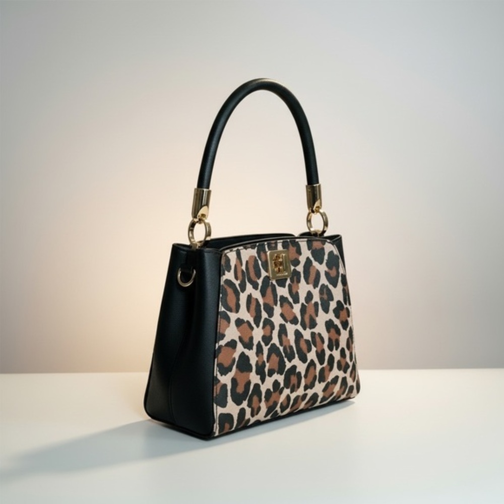 🖤🐆 NWT Kate Spade NWT Leopard Satchel Crossbody | Top Handle Bag | Gold Hardware